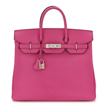 Hermes Chevre de Coromandel HAC Birkin 32 Fuchsia 1 of 12
