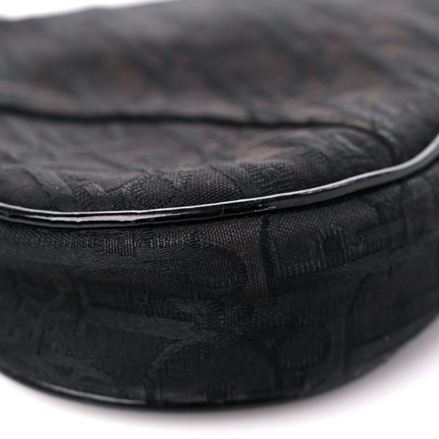 Christian Dior Oblique Monogram Mini Saddle Pochette Black 8 of 18