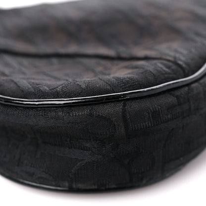 Christian Dior Oblique Monogram Mini Saddle Pochette Black 8 of 18