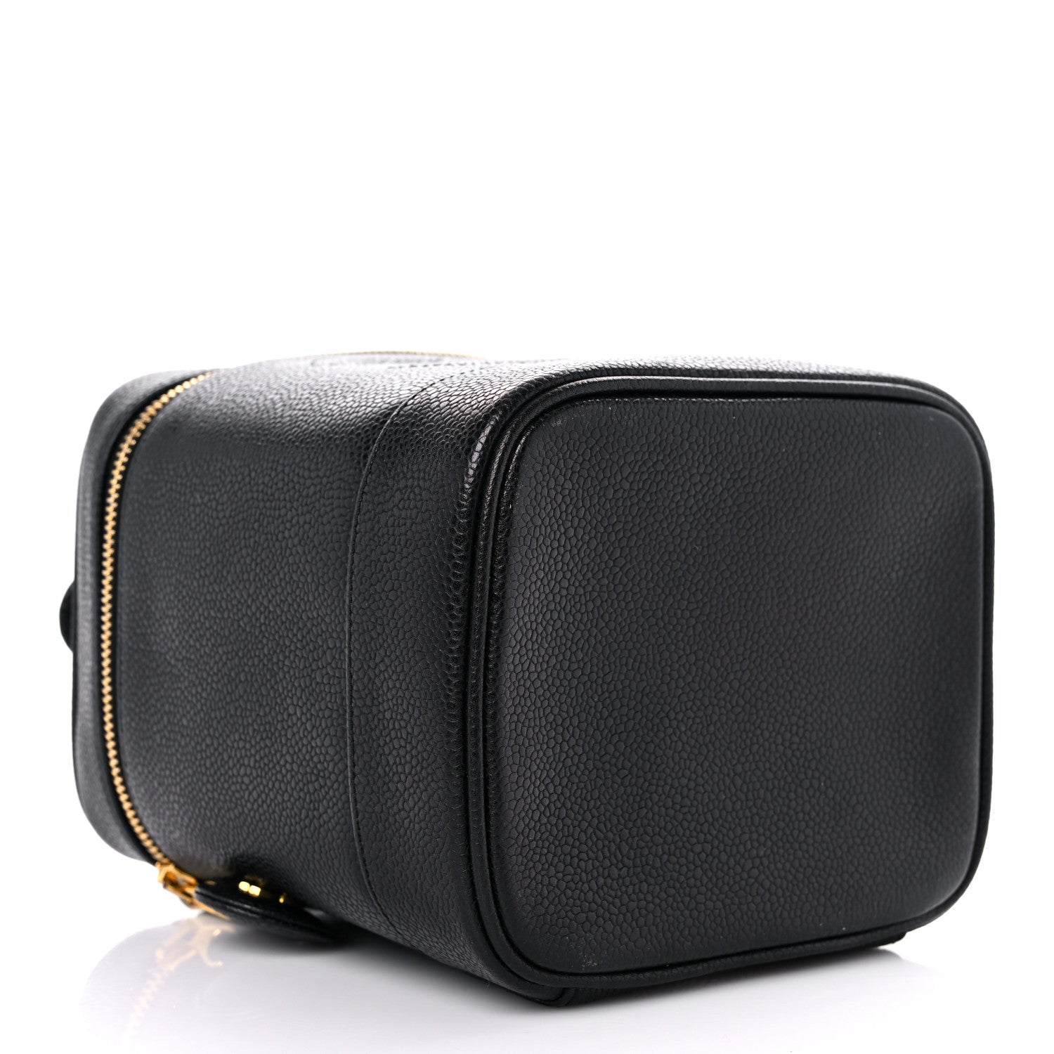 Chanel Caviar Vanity Cosmetic Case Black 4 of 13