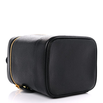 Chanel Caviar Vanity Cosmetic Case Black 4 of 13
