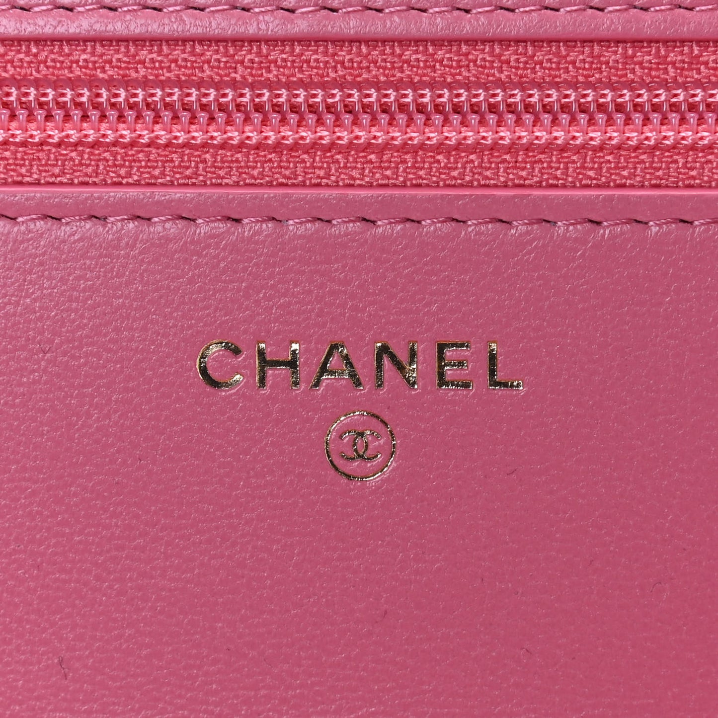 Lambskin Quilted Chanel 19 Wallet On Chain WOC Pink