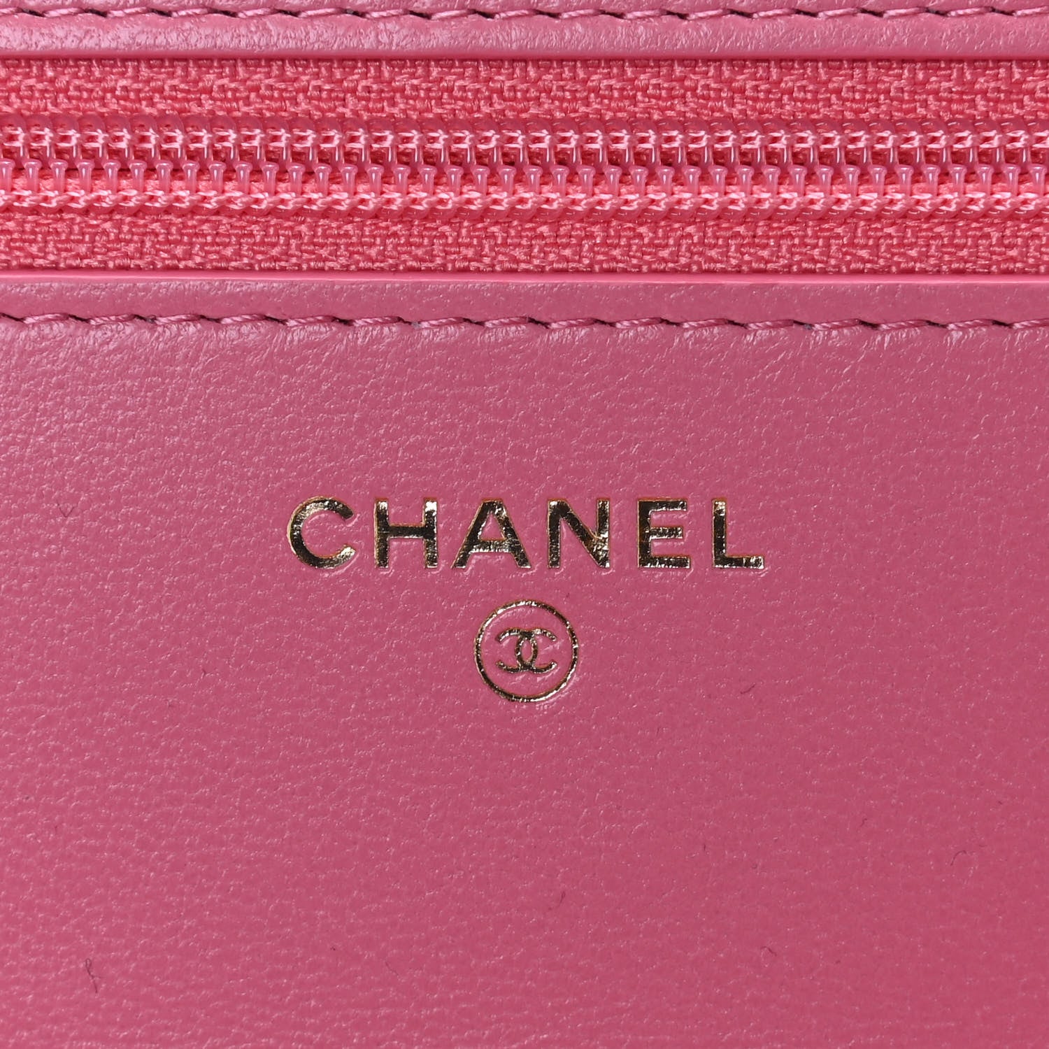 Chanel Lambskin Quilted Chanel 19 Wallet On Chain WOC Pink 6 of 10