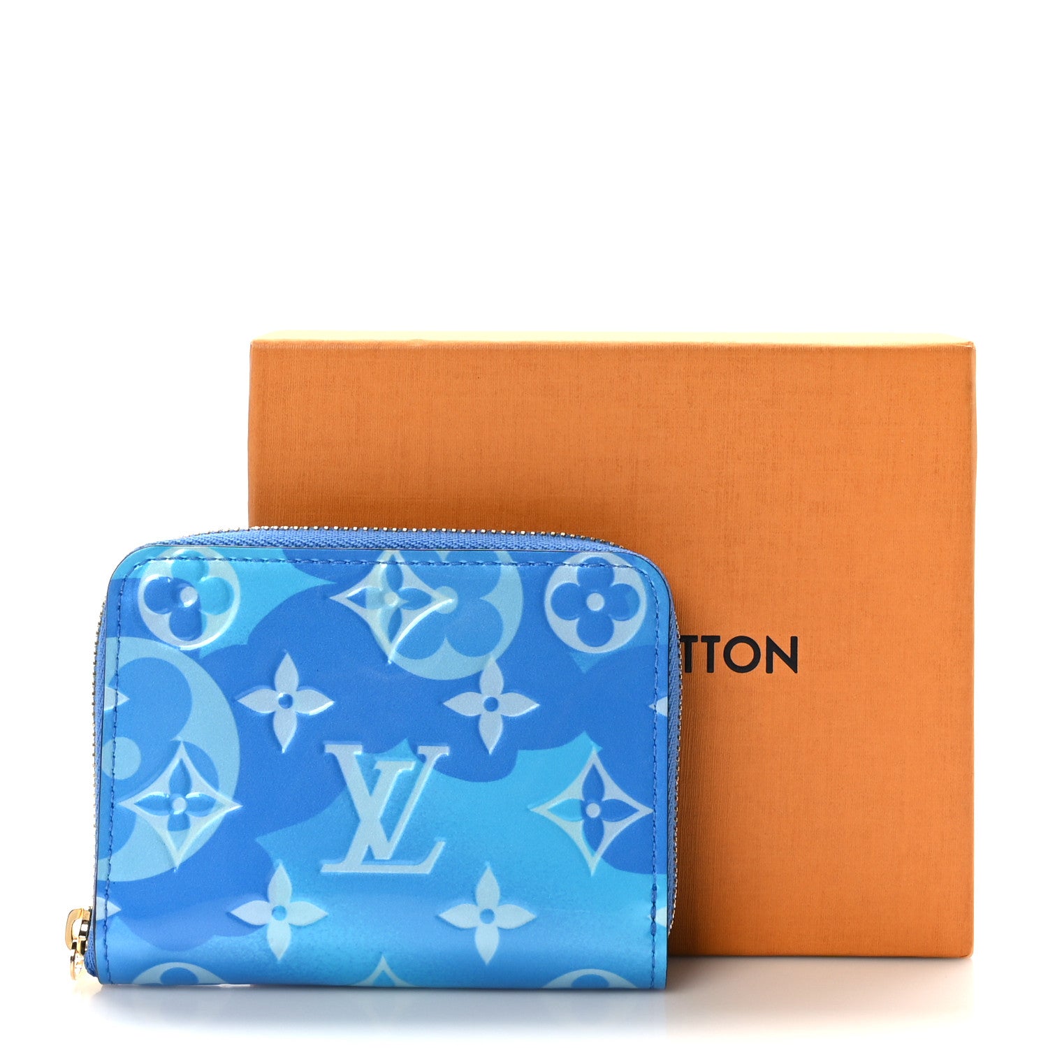 Louis Vuitton Vernis Valentine Zippy Coin Purse Blue 7 of 7