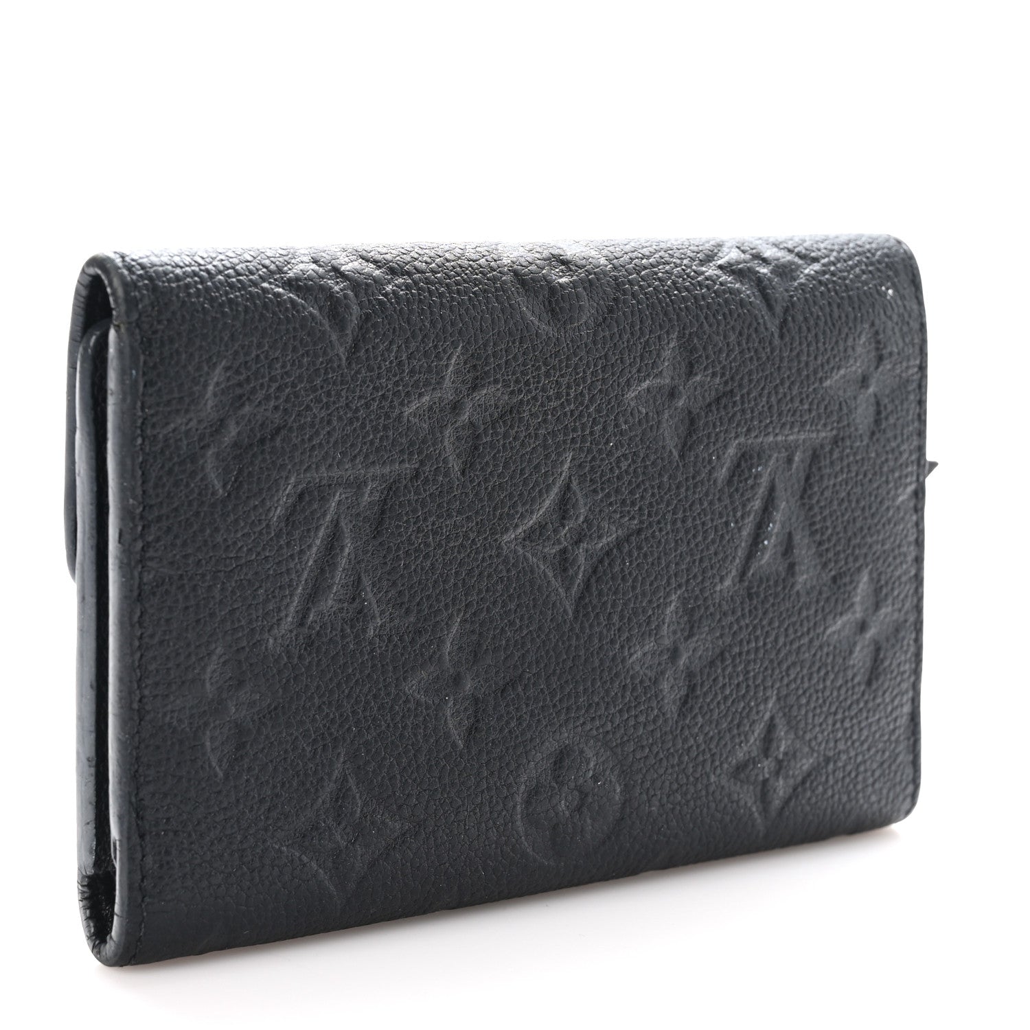 Louis Vuitton Empreinte Compact Curieuse Wallet Black 3 of 9