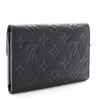 Louis Vuitton Empreinte Compact Curieuse Wallet Black 3 of 9