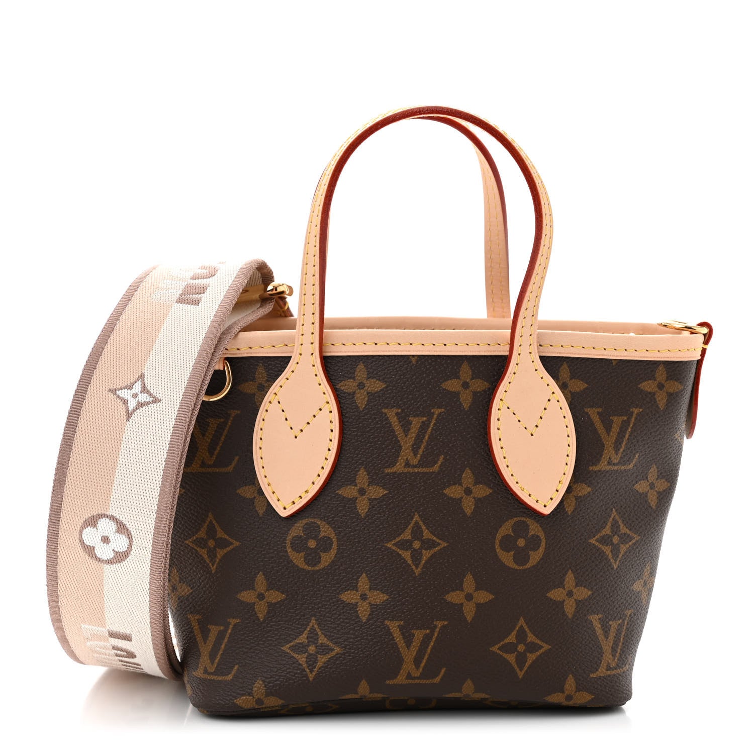 Louis Vuitton Monogram Neverfull BB Beige 1 of 12