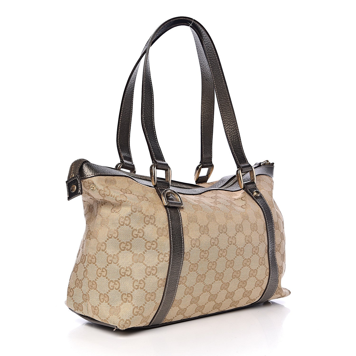 Gucci Monogram Medium Abbey Tote Brown 3 of 10