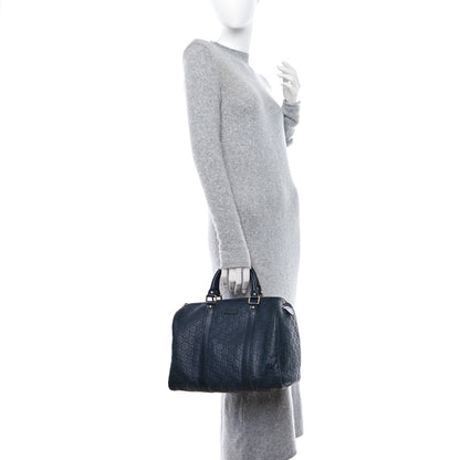 Gucci Guccissima Medium Joy Boston Navy 2 of 12