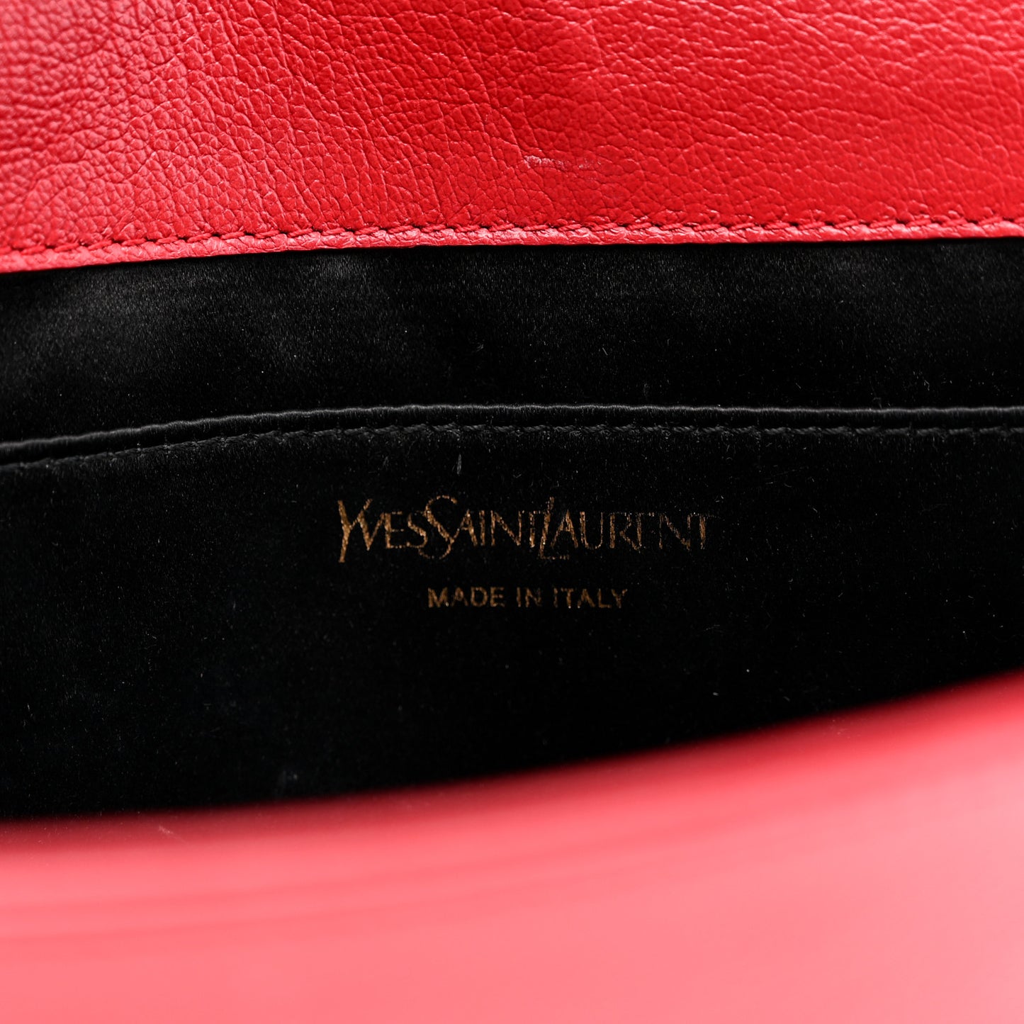 Calfskin Monogram Large Belle De Jour Clutch Red