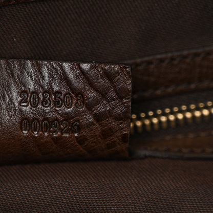 Gucci Monogram Medium Charlotte Hobo Brown 7 of 10