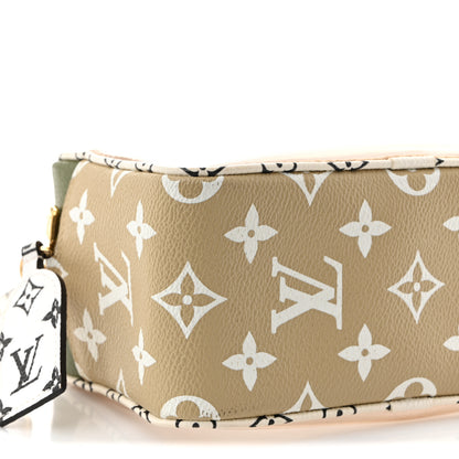 Louis Vuitton Monogram Giant Beach Pouch Kaki 9 of 10