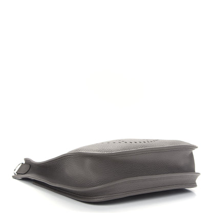 Hermes Taurillon Clemence Evelyne III PM Etain 4 of 9