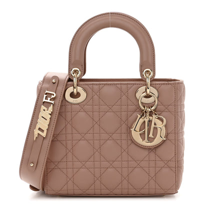 Christian Dior Lambskin Cannage Small My ABCDior Lady Dior Fard 1 of 9