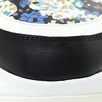 Louis Vuitton Flower Printed Calfskin Monogram LV Archlight Sneakers 38.5 Black Blue 15 of 17