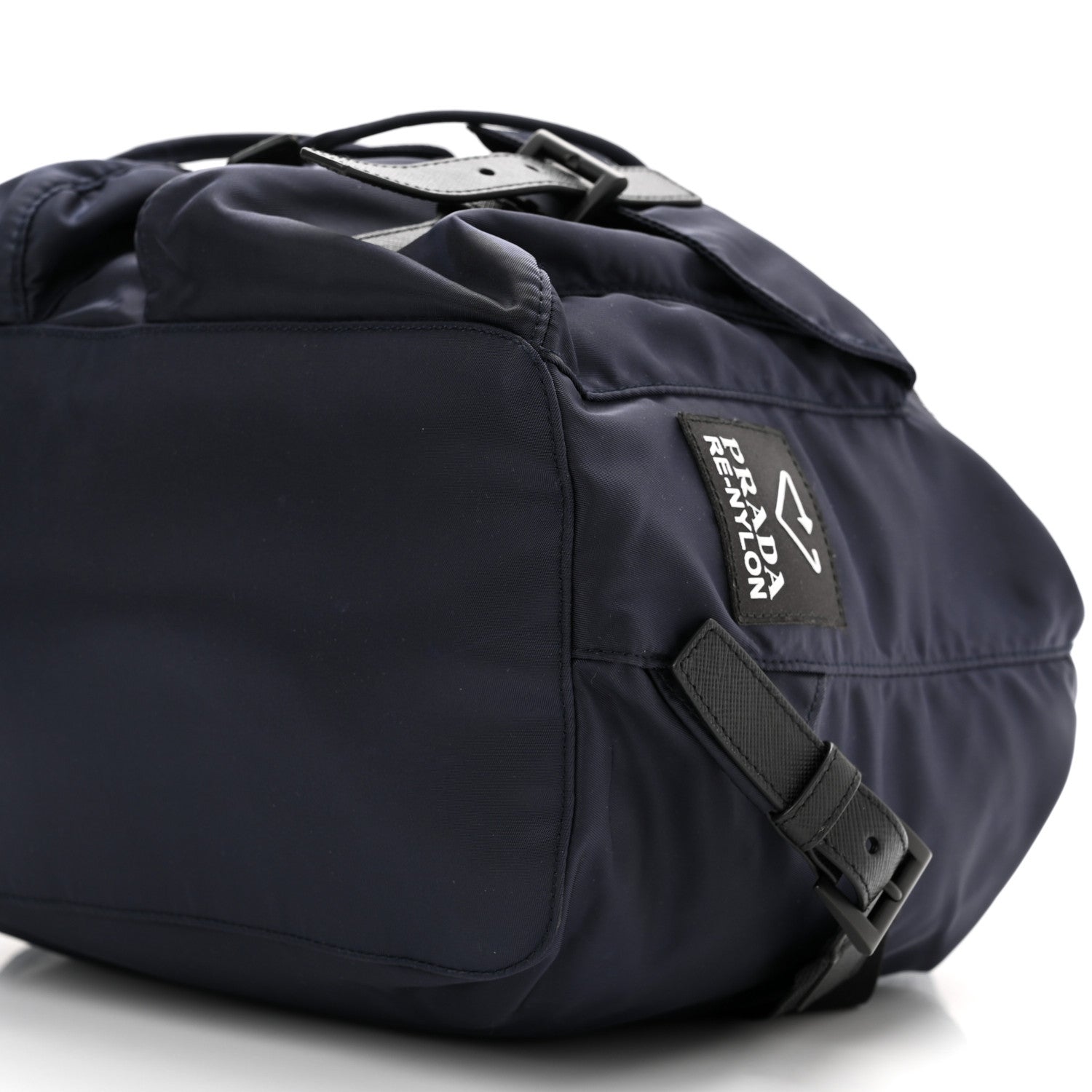 Prada Re-Nylon Saffiano Medium Backpack Bleuette 9 of 10