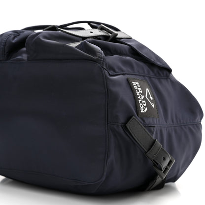 Prada Re-Nylon Saffiano Medium Backpack Bleuette 9 of 10