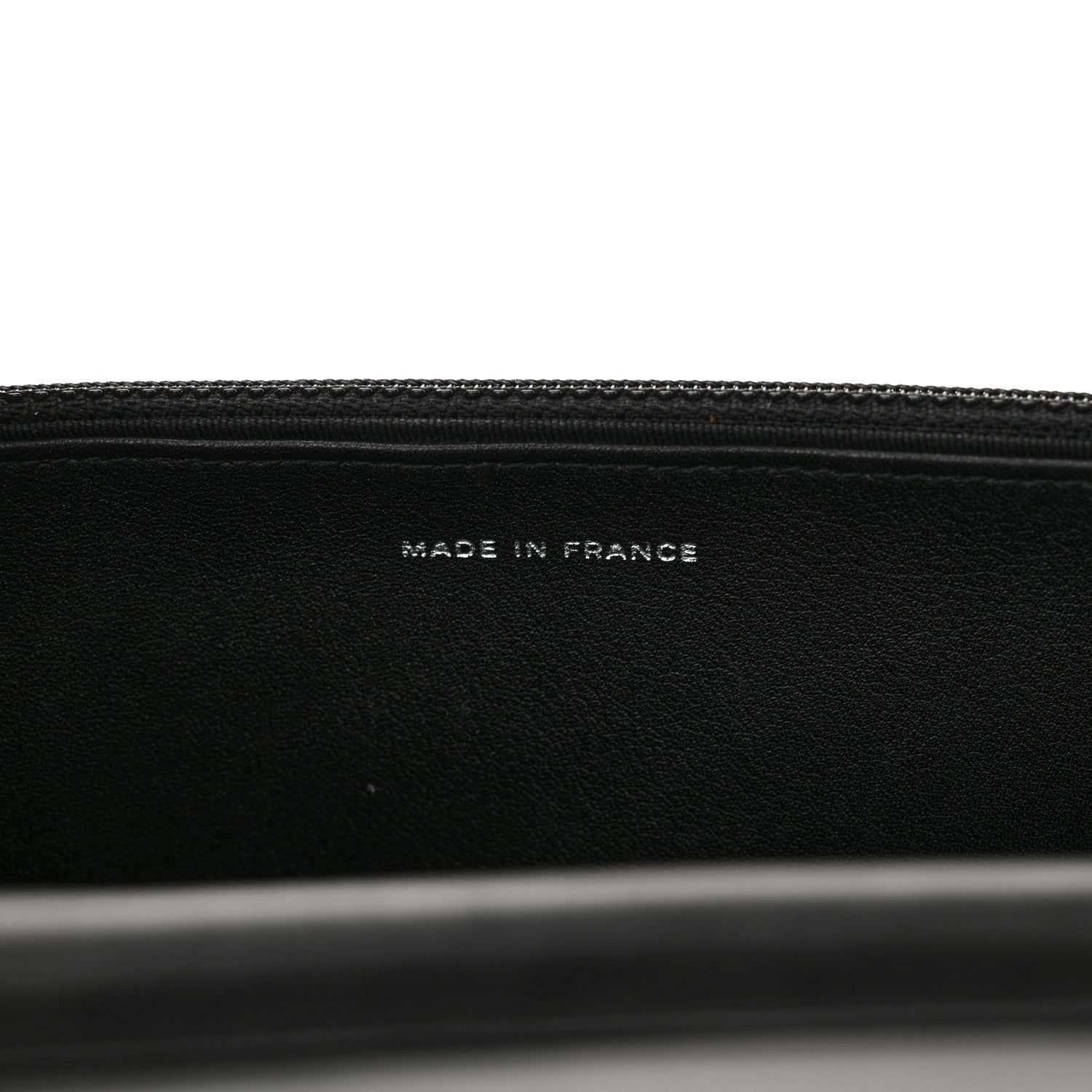 Chanel Patent Quilted Wallet On Chain WOC Black 7 of 12