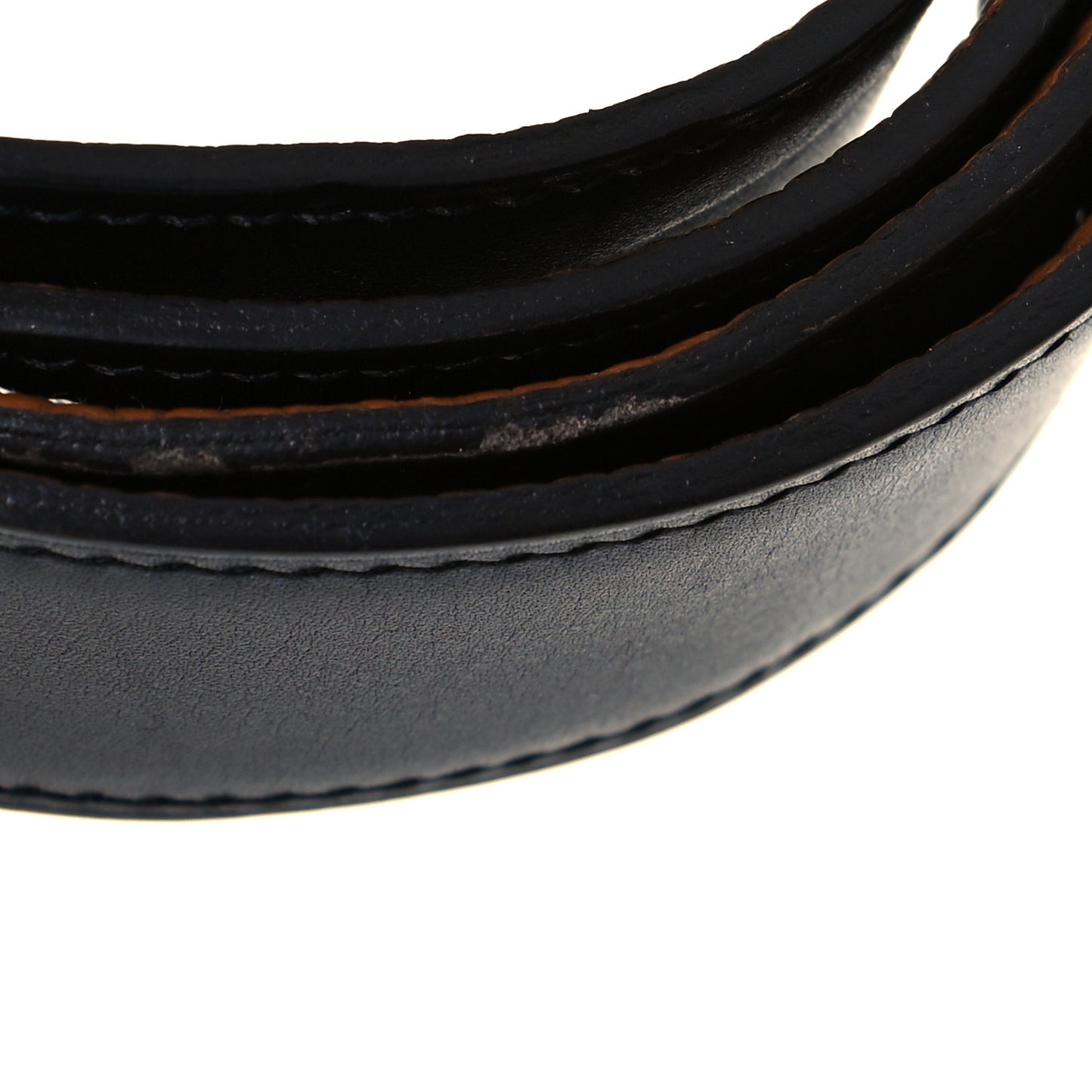 Box Togo 32mm Belt Strap 85 Black Gold