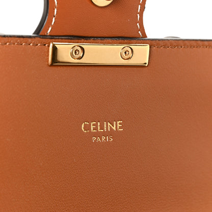 Celine Triomphe Canvas Chain Shoulder Bag Tan 7 of 10