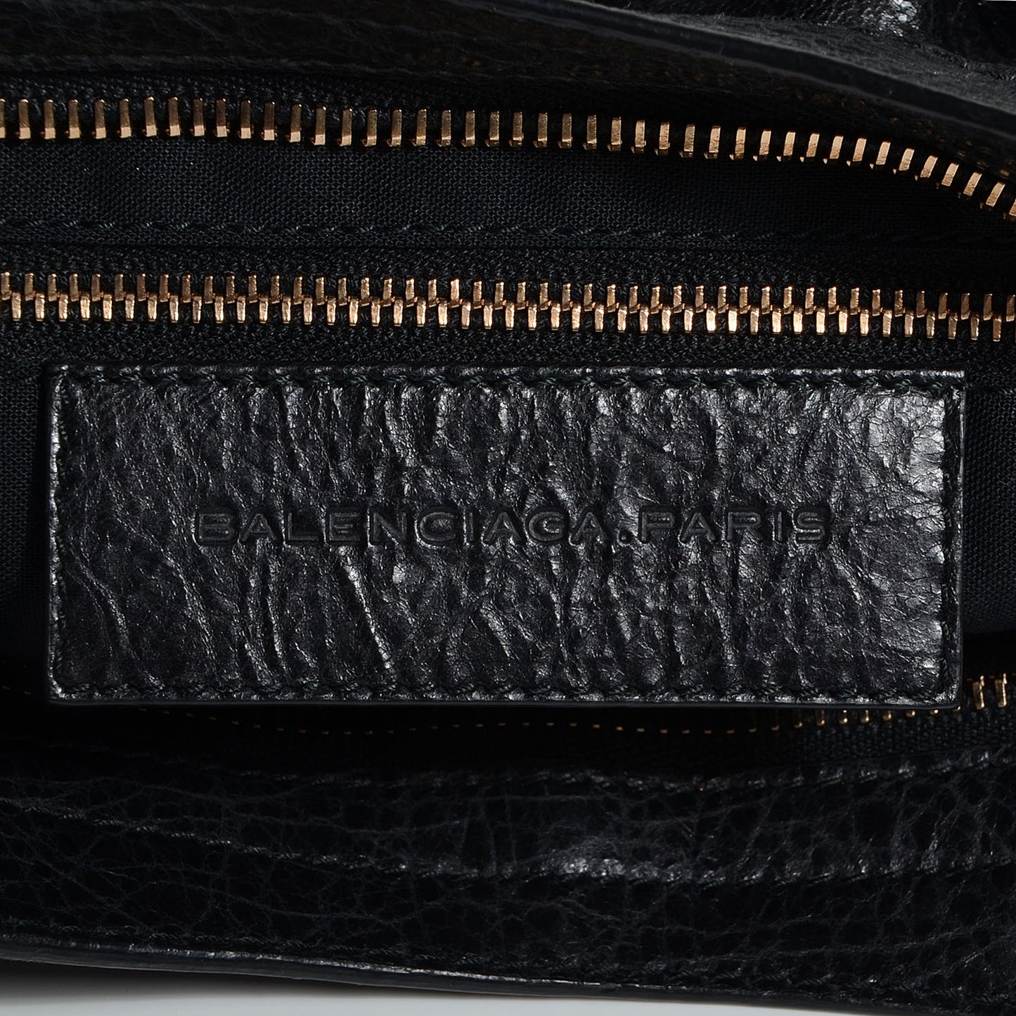 Agneau Giant 12 Rose Gold Hardware City Black