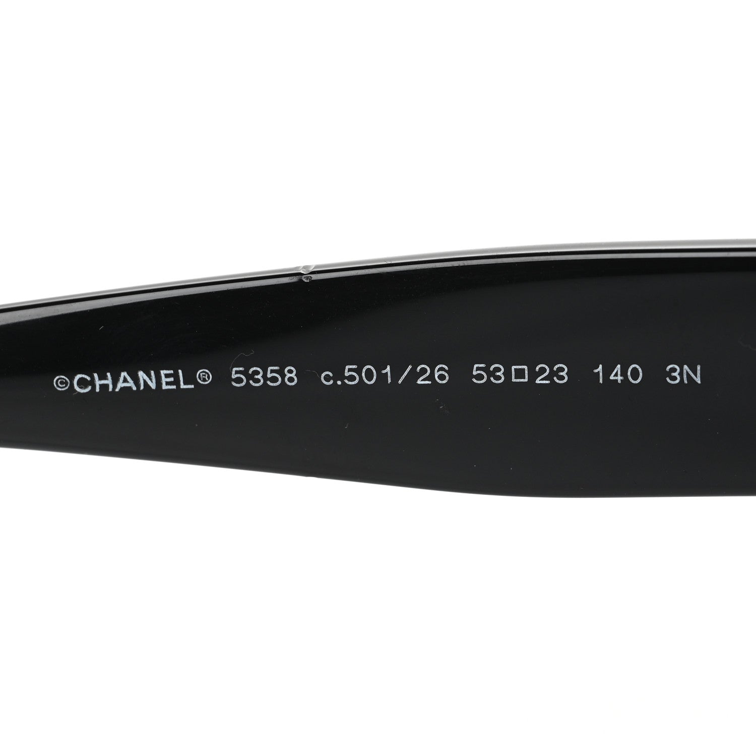 Chanel Acetate Butterfly Signature CC Sunglasses 5358 Black 5 of 8