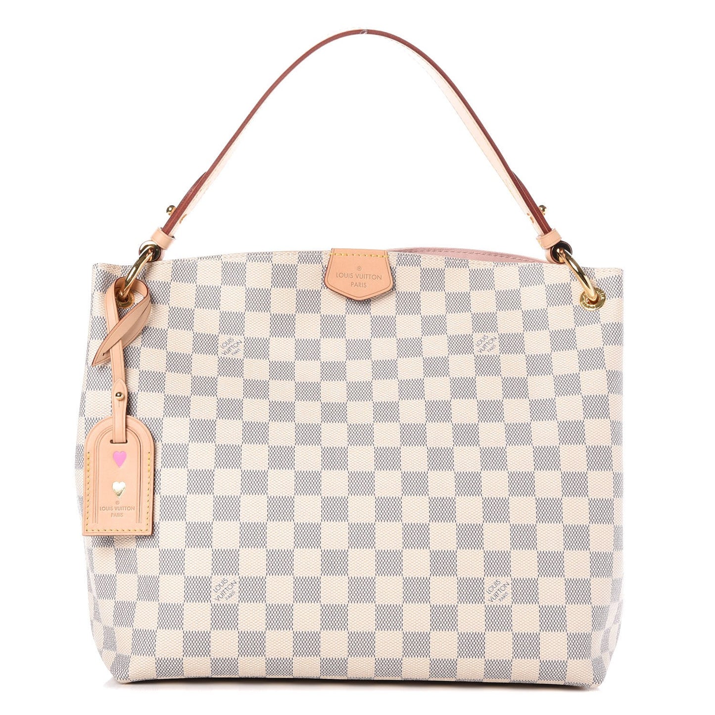 Damier Azur Graceful PM Rose Ballerine