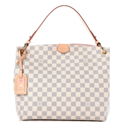 Louis Vuitton Damier Azur Graceful PM Rose Ballerine 1 of 9
