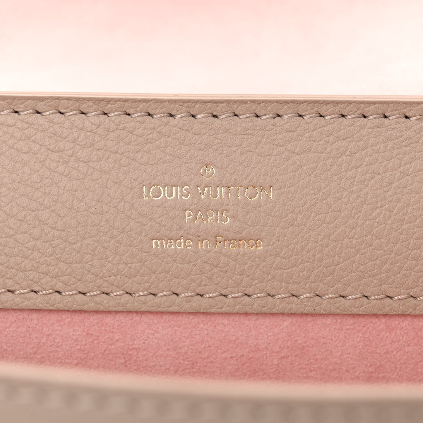 Soft Calfskin Mini Lockme Ever Greige