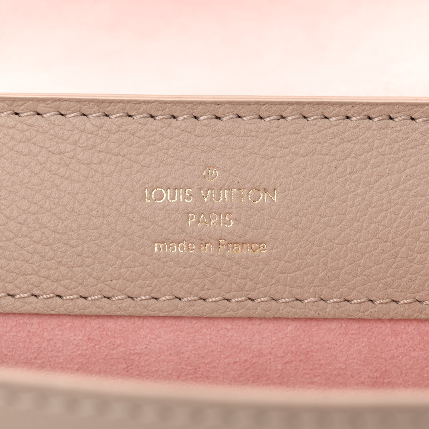 Louis Vuitton Soft Calfskin Mini Lockme Ever Greige 6 of 9