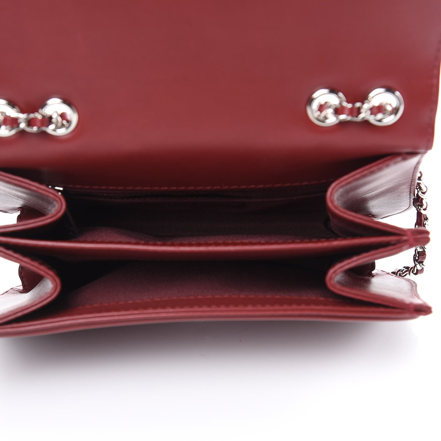 Chanel Calfskin Braided Medium Chic Flap Burgundy 5 of 13