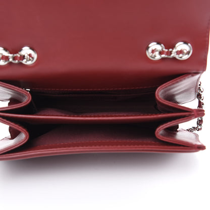 Chanel Calfskin Braided Medium Chic Flap Burgundy 5 of 13