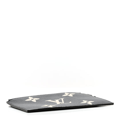 Louis Vuitton Empreinte Monogram Giant Neonoe MM Pochette Black Beige 4 of 7