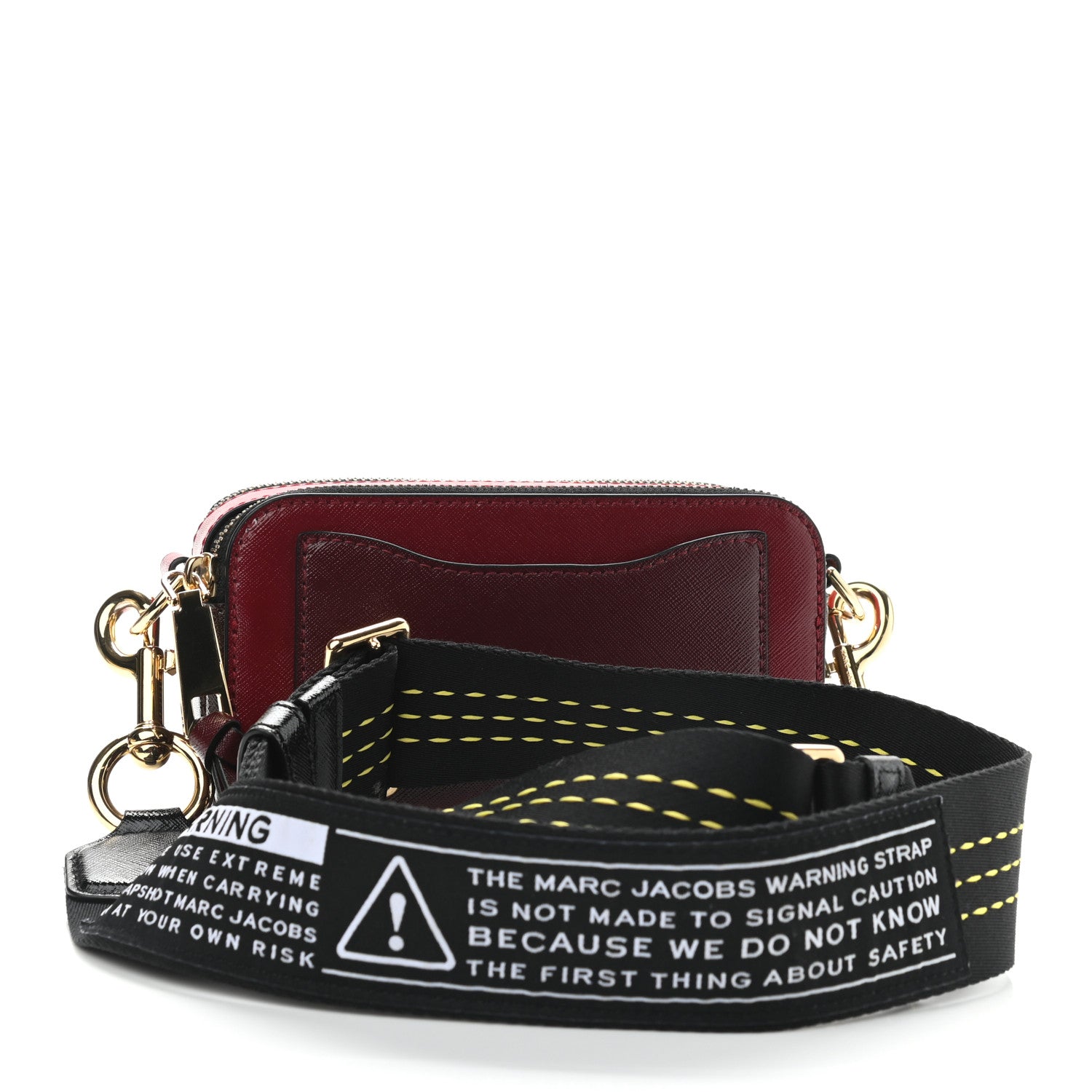 Marc Jacobs Saffiano Small Snapshot Camera Bag Red Multicolor 3 of 10