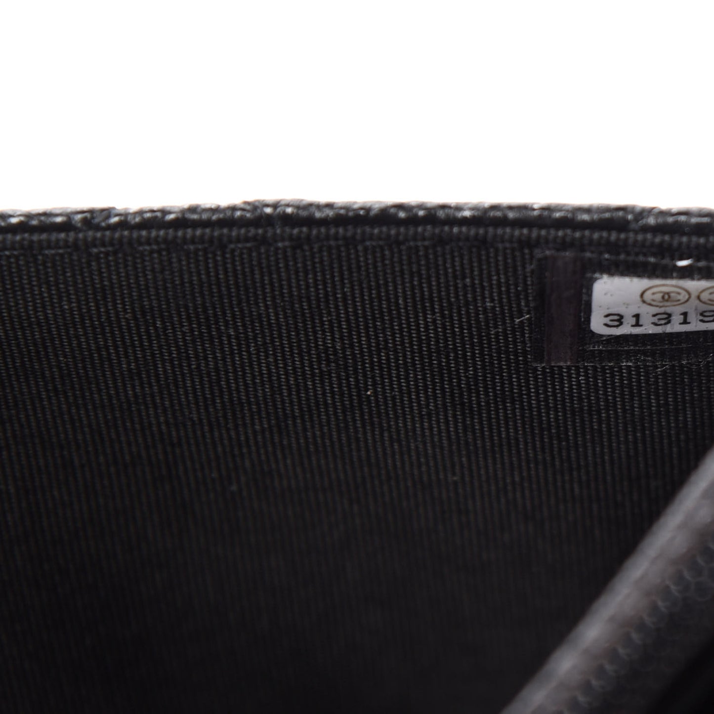 Caviar Quilted Coco Candy Wallet On Chain WOC Black