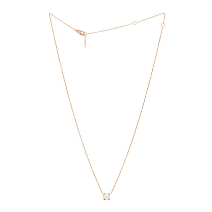 Cartier 18K Pink Gold Diamond .52ct C De Cartier Pendant Necklace 3 of 6
