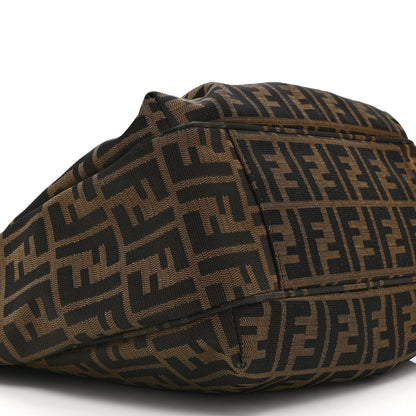 Fendi Zucca Vitello Artic Medium Shopping Tote Tobacco Castagna 12 of 13
