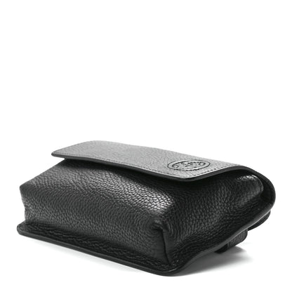 Gucci Pebbled Calfskin Soho Flap Belt Bag Black 9 of 11