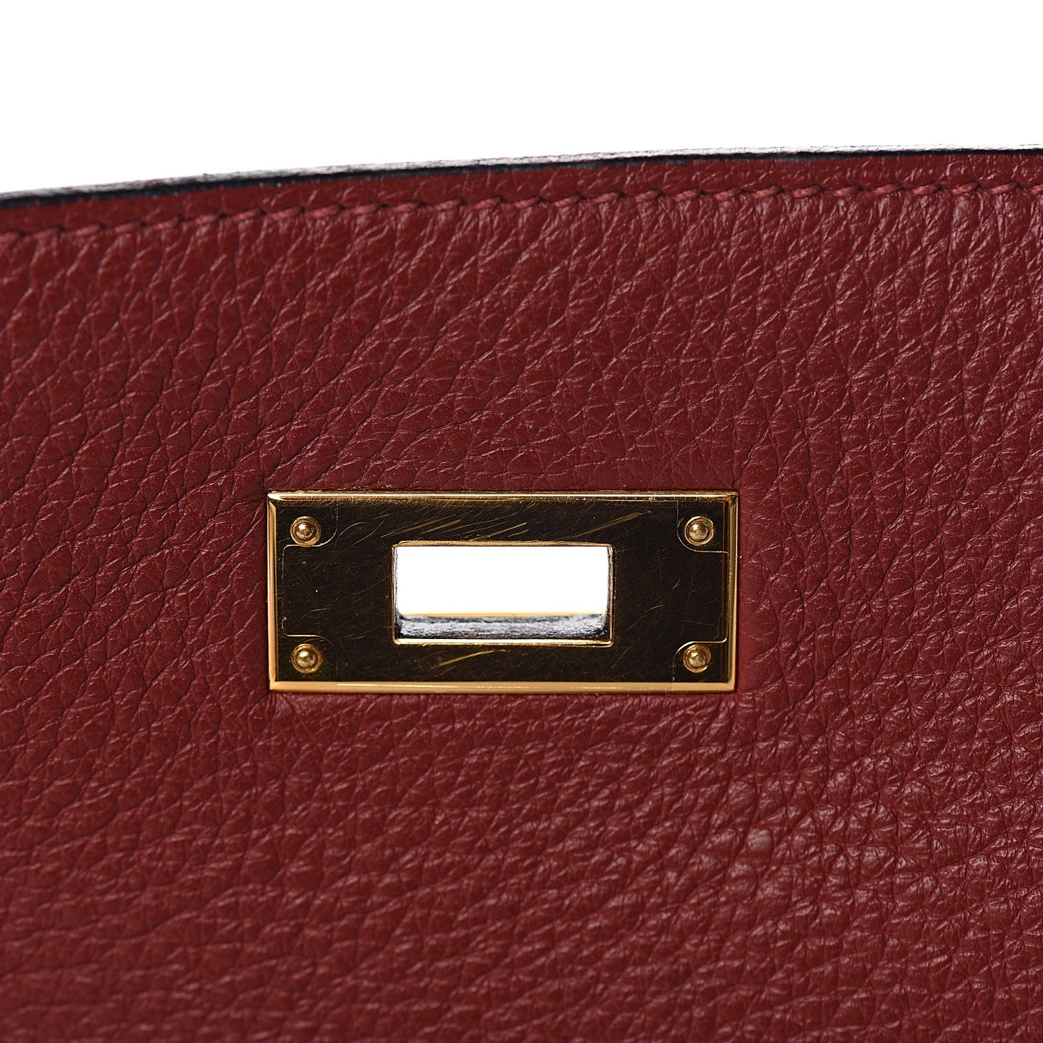 Hermes Taurillon Clemence Retourne Kelly 32 Rouge H 23 of 35