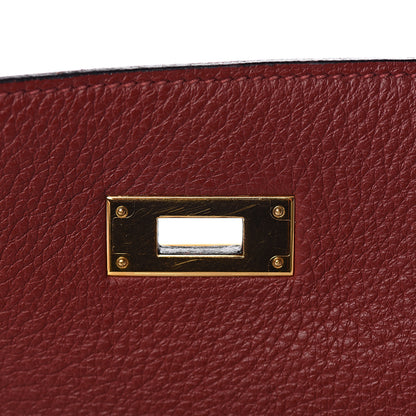 Hermes Taurillon Clemence Retourne Kelly 32 Rouge H 23 of 35