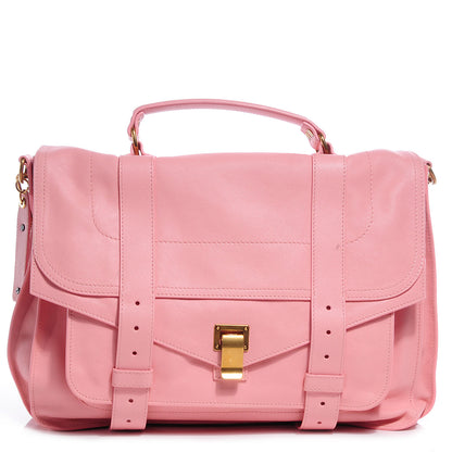 Proenza Schouler Lambskin PS1 Large Satchel Piglet Pink 1 of 13