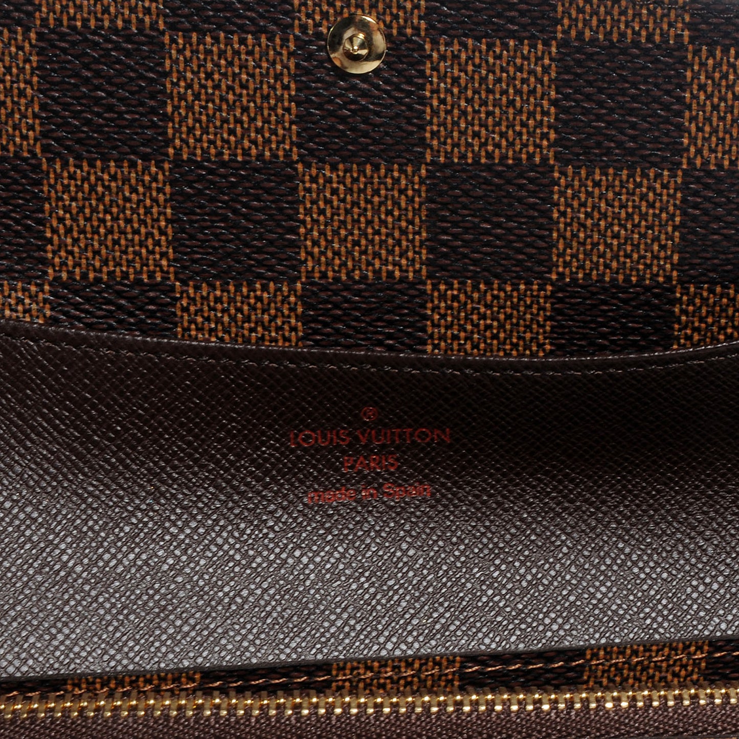 Damier Ebene Emilie Wallet