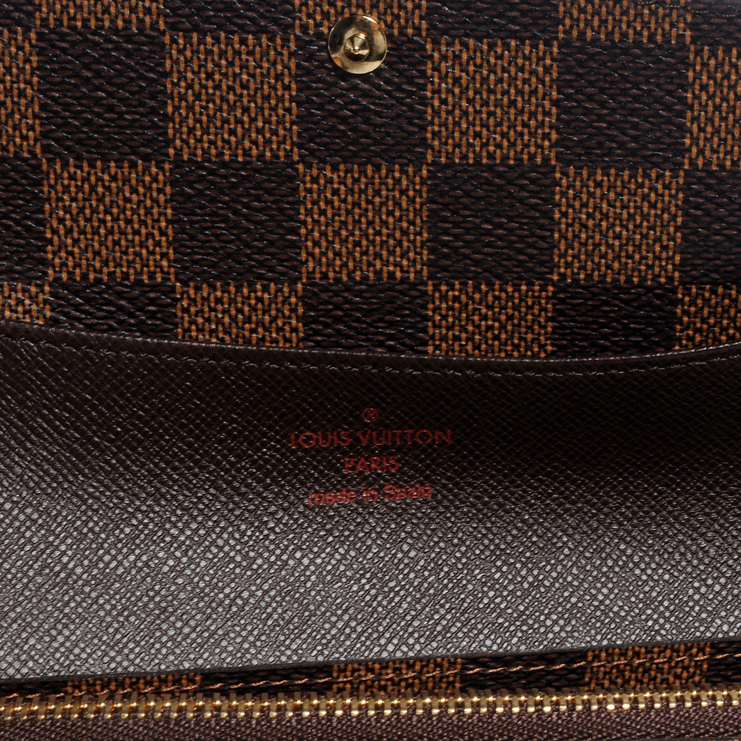 Louis Vuitton Damier Ebene Emilie Wallet 7 of 8
