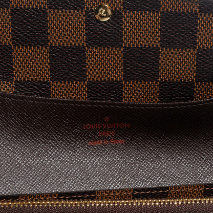 Louis Vuitton Damier Ebene Emilie Wallet 7 of 8