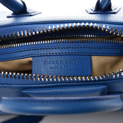 Givenchy Sugar Goatskin Mini Antigona Indigo Blue 6 of 15