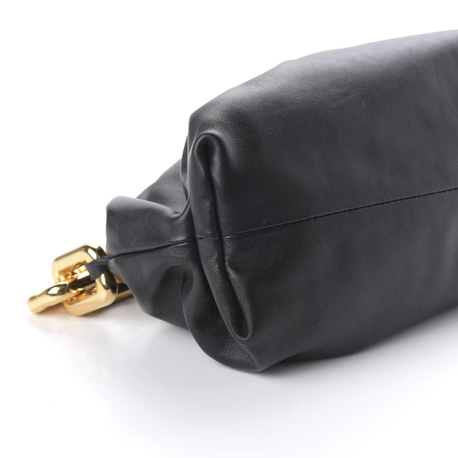 Bottega Veneta Calfskin The Pouch Chain Black 6 of 9
