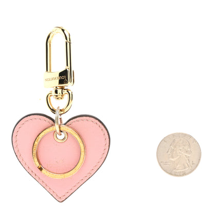 Louis Vuitton Vernis Degrade Love Lock Heart Key Holder Bag Charm Pink White 2 of 5