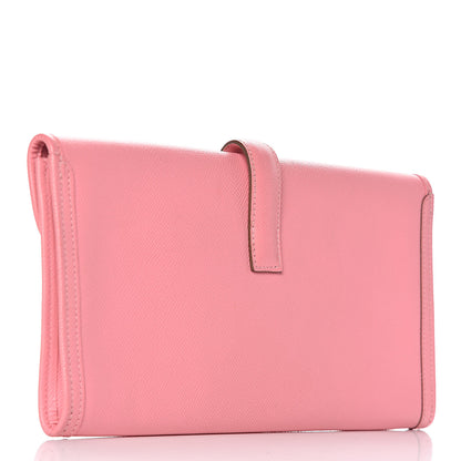 Hermes Epsom Jige Elan 29 Clutch Rose Confetti 3 of 9
