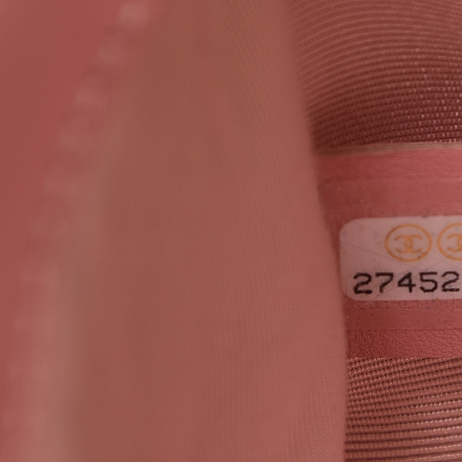 Chanel Cotton Canvas Calfskin Chevron Embroidered Small Boy Flap Beige Pink 7 of 9