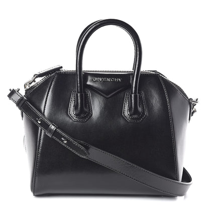 Givenchy Shiny Lord Calfskin Mini Antigona Black 1 of 9